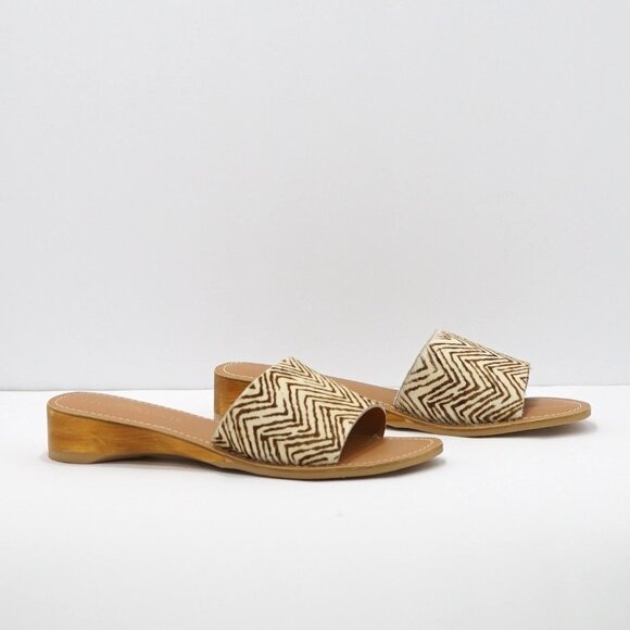 Anthropologie Matisse Havana Slide Zebra Sandals - Picture 5 of 12
